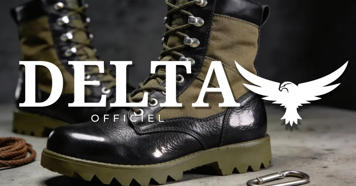 Bottes Militaires Desert Delta Force - Homme - Taille 8.5 UK (42 EU) - Beige