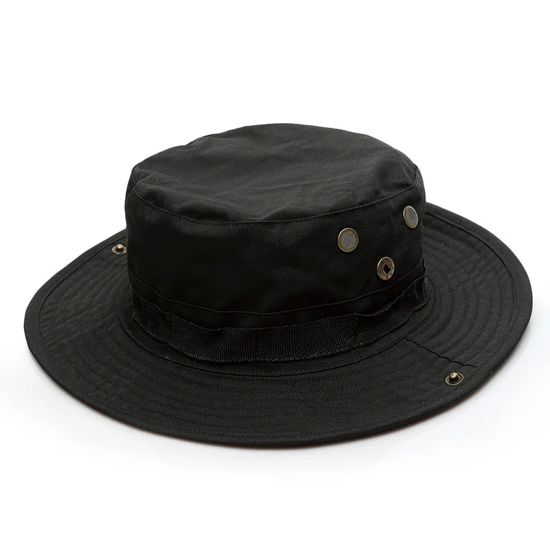 Chapeau Militaire Noir - Noir