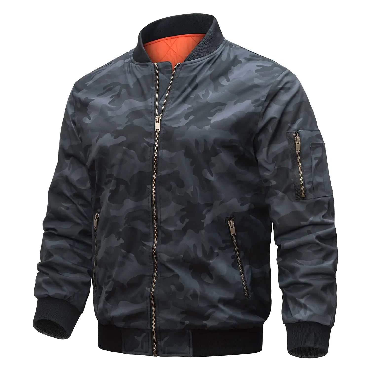 Doudoune Militaire Camouflage - Noir camouflage / L
