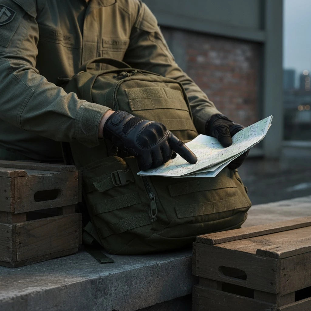 gant militaire en cuir