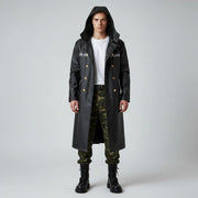 manteau long militaire homme