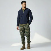 pull bleu marine militaire