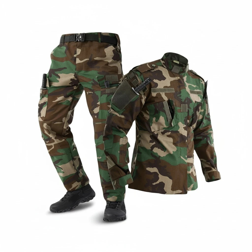 Tenue_Militaire_Treillis - Vert capo / S