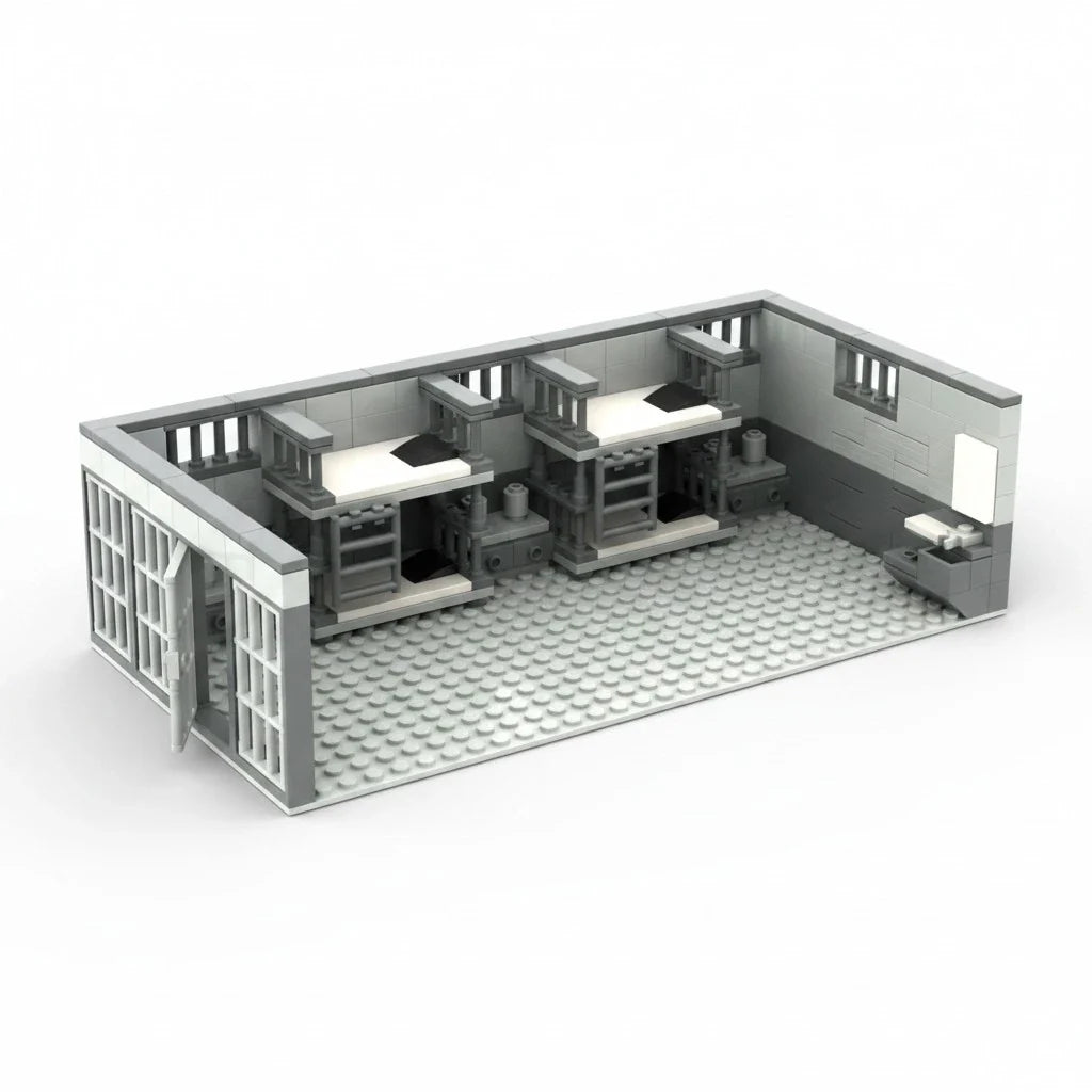 Base Militaire Jouet - Prison de plain-pied