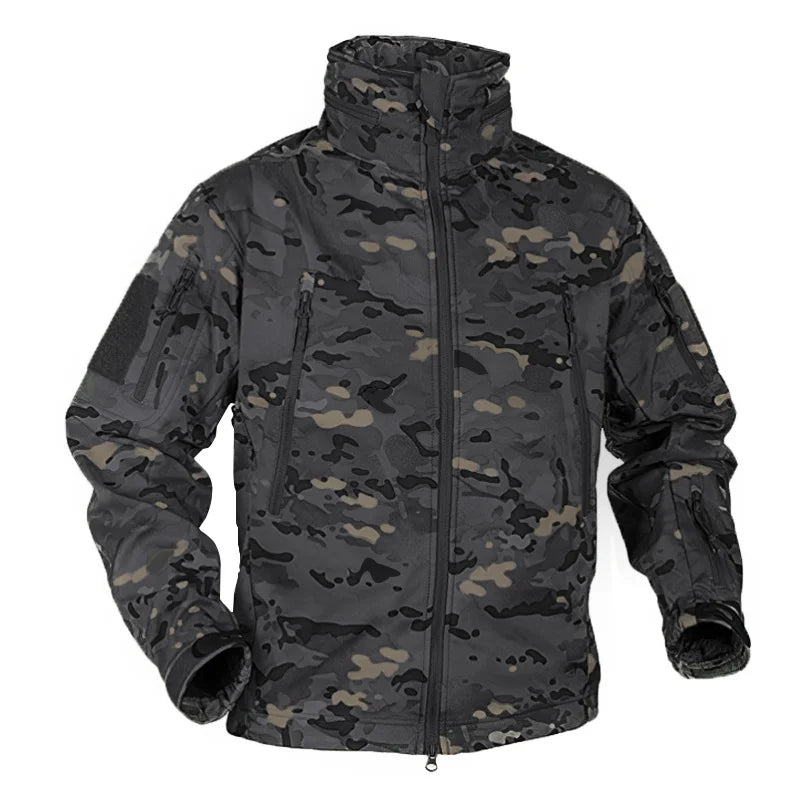 Blouson Camouflage Militaire Homme - Noir capo / S