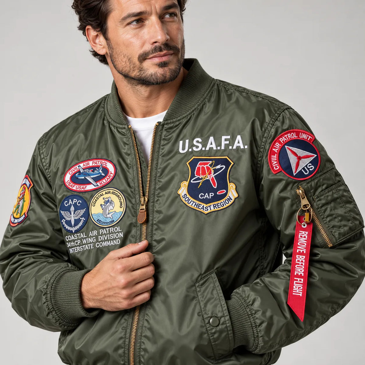 Blouson Militaire Américain - Vert / S