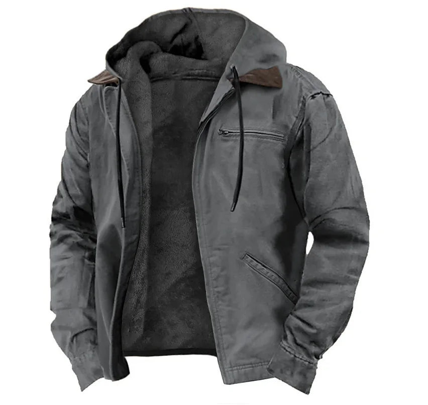 Blouson Militaire Homme Hiver - Gris / S