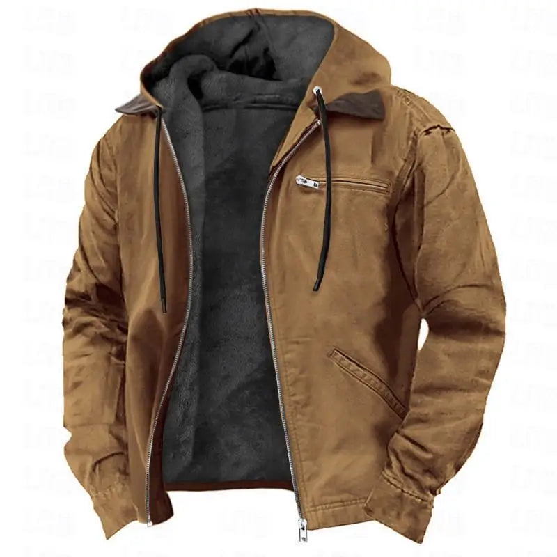 Blouson Militaire Homme Hiver - Marron / S