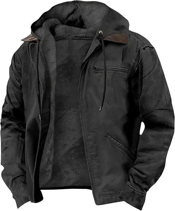 Blouson Militaire Homme Hiver - Noir / S