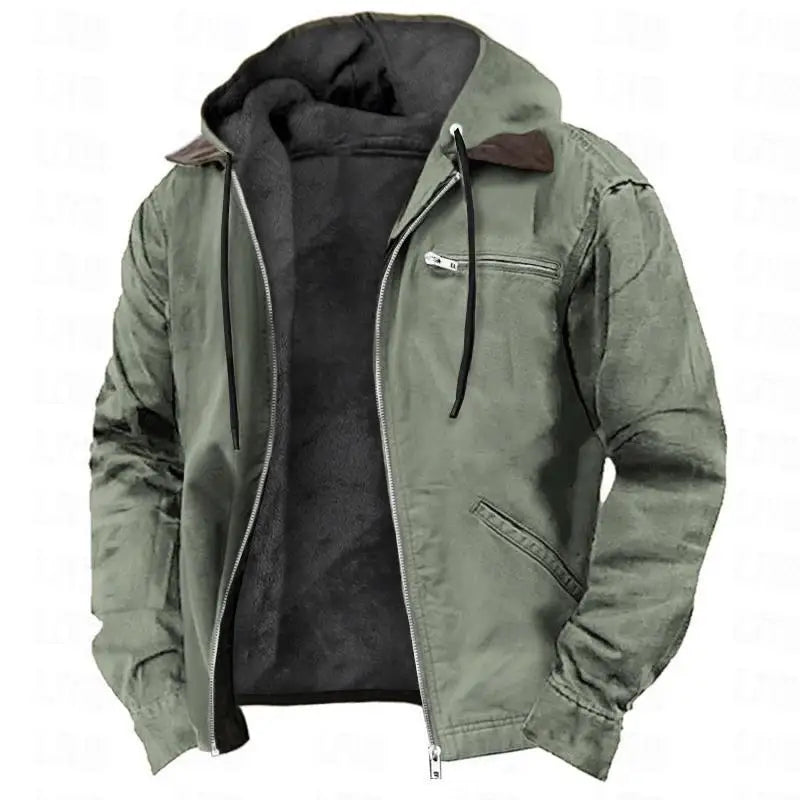 Blouson Militaire Homme Hiver - Vert / S