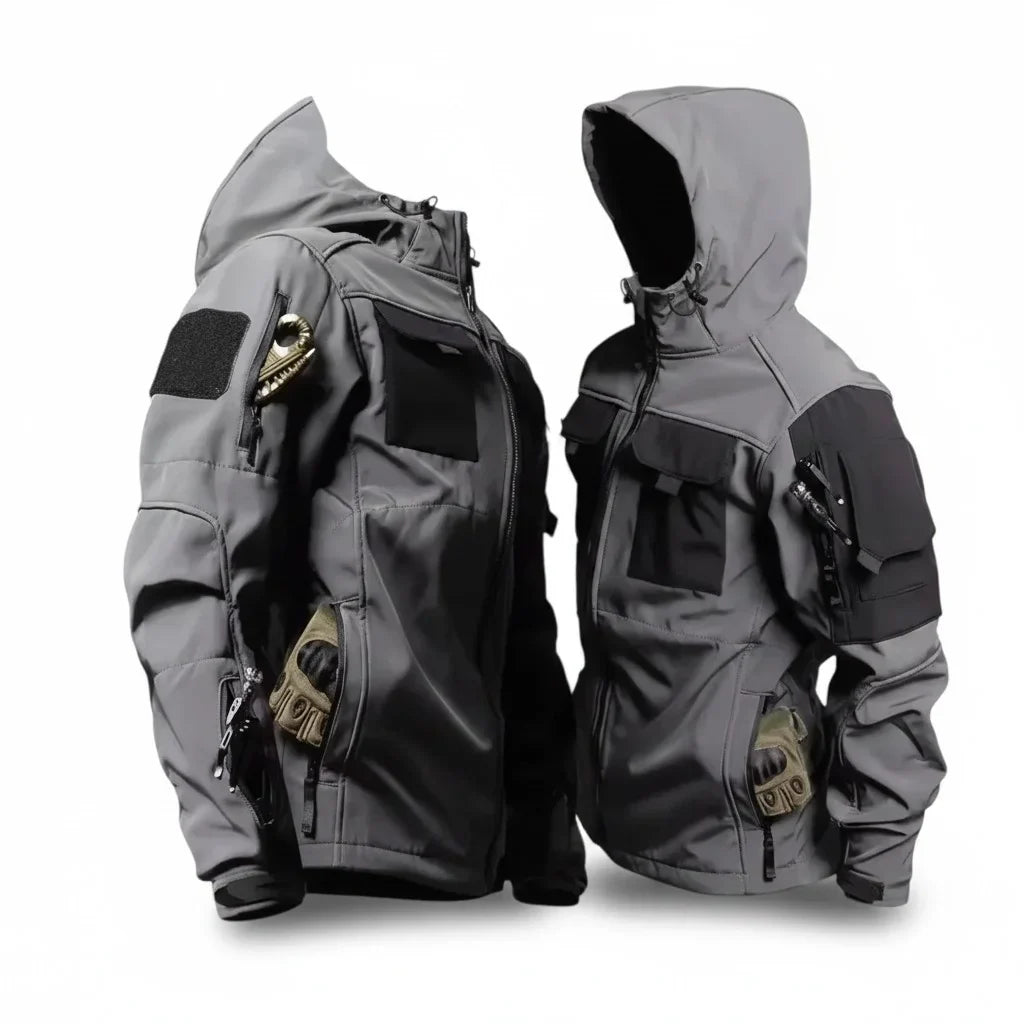 Blouson Tactique Homme - Gris / L