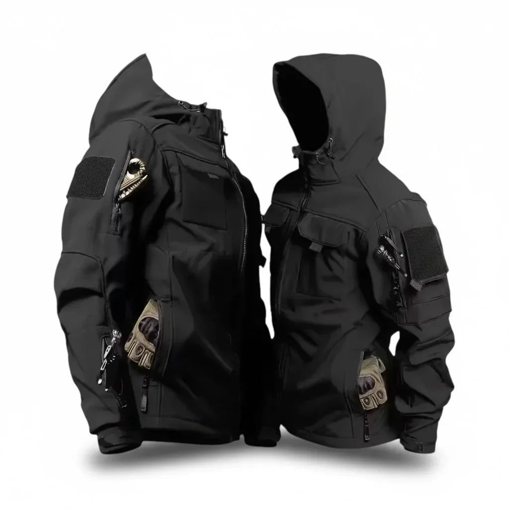 Blouson Tactique Homme - Noir / L