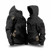 Blouson Tactique Homme - Noir / L
