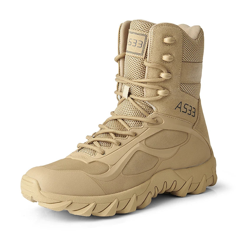 Botte Militaire Homme - Beige / 39