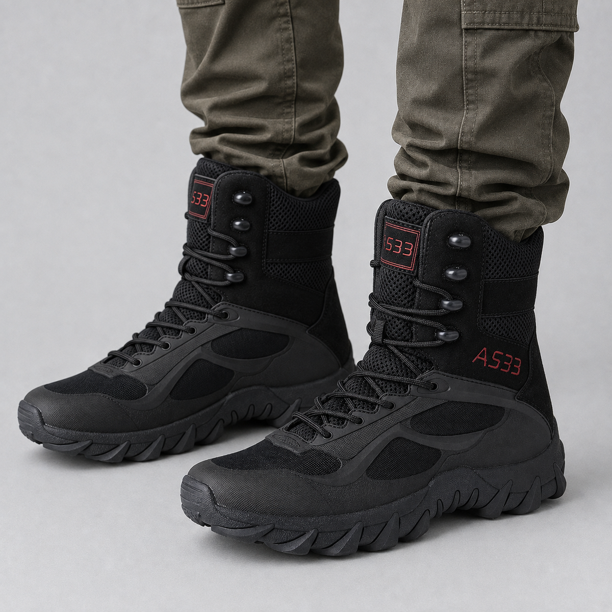 Botte Militaire Noir