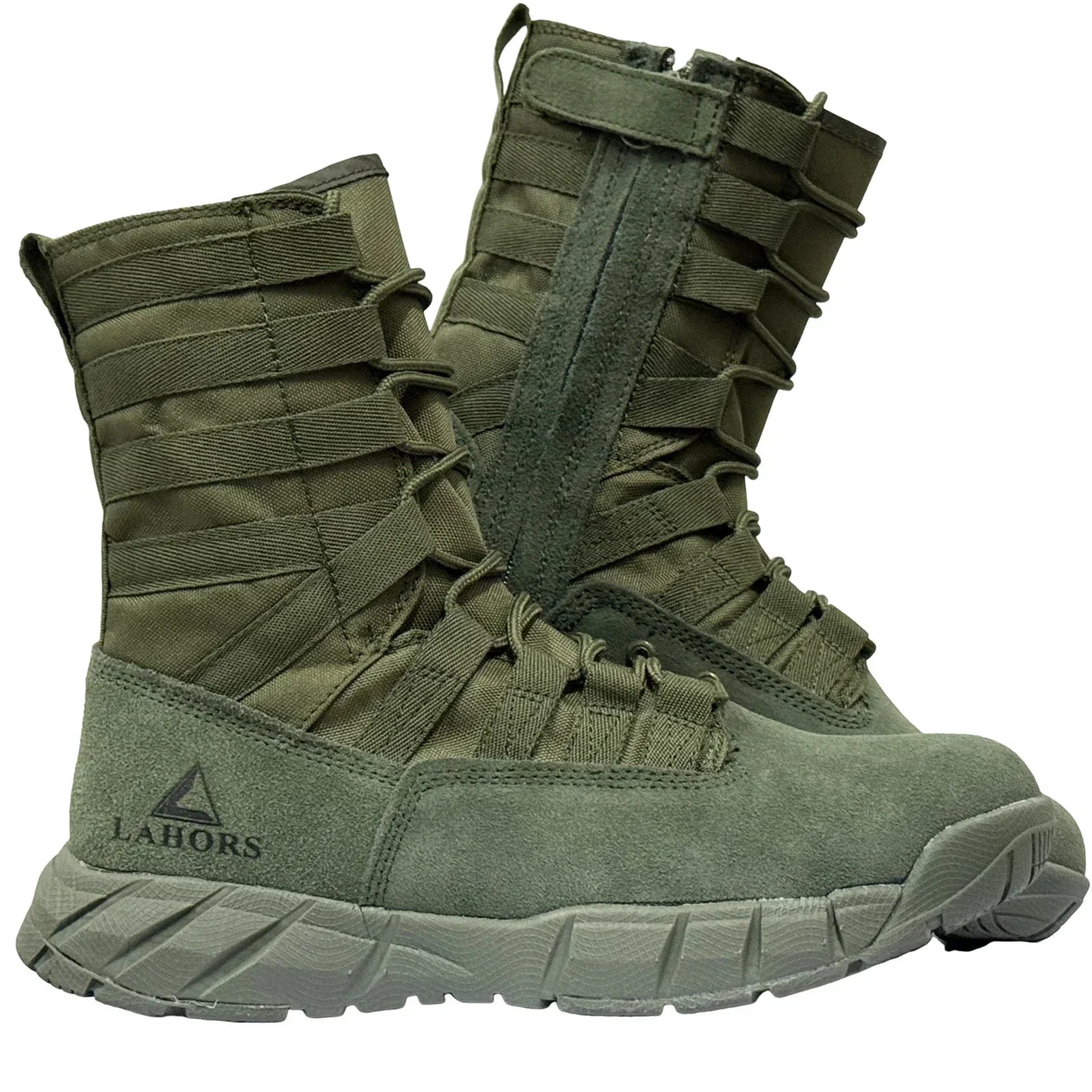 Bottes Cuir Homme Style Militaire - Vert / 39