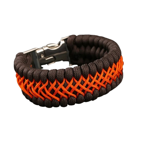 Bracelet de Survie Militaire - Marron / 20cm