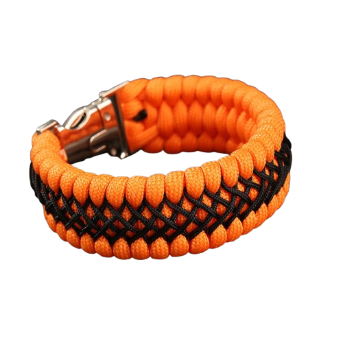 Bracelet de Survie Militaire - Orange / 19cm