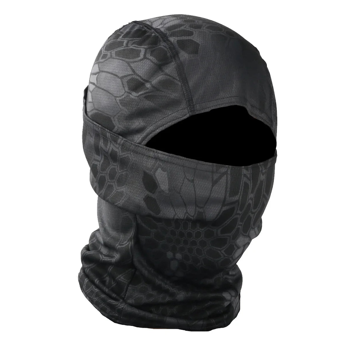 Cagoule Camouflage Militaire - Serpent noir