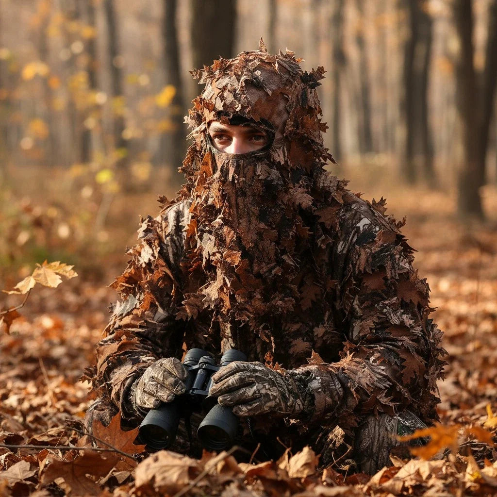 Cagoule filet camouflage