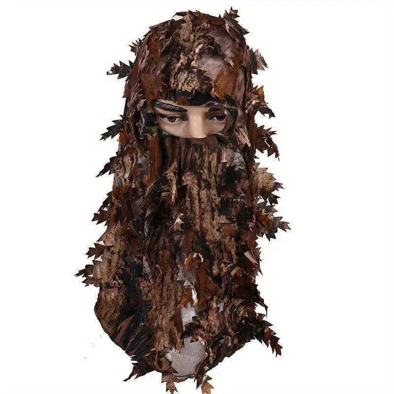 Cagoule filet camouflage - Marron