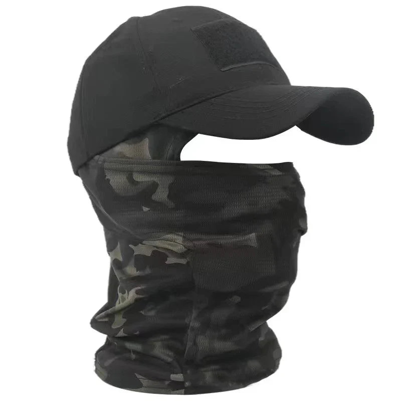 Cagoule Militaire 1 Trou - Noir capo