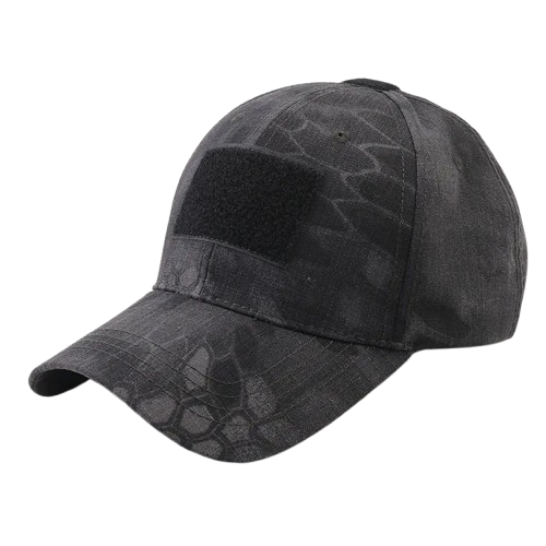 Casquette Camouflage Militaire - Serpent noir / 55-62CM