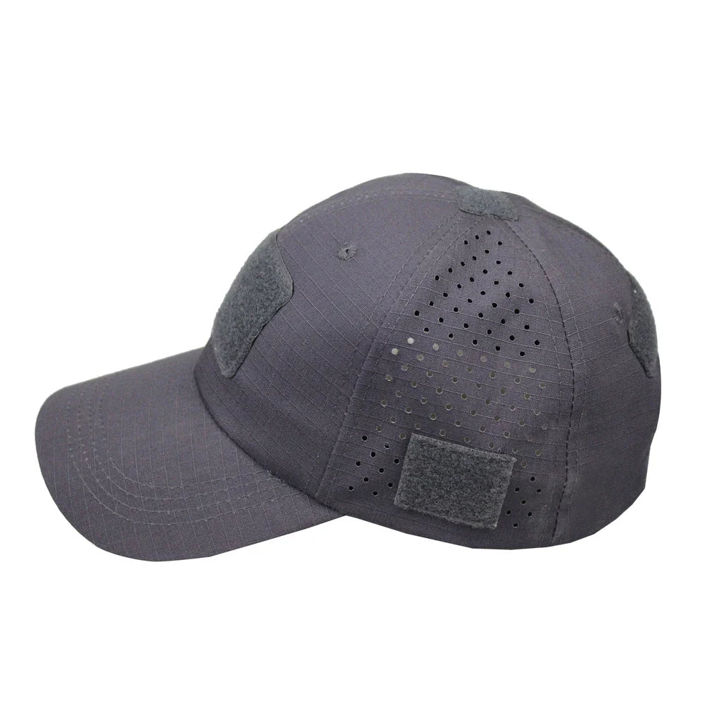 Casquette Militaire Homme - Gris