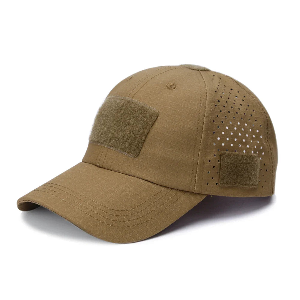 Casquette Militaire Homme - Marron