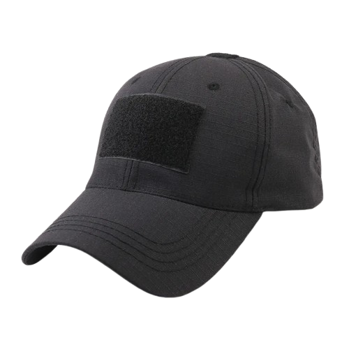 Casquette Militaire Noire - 55-62CM / Noir