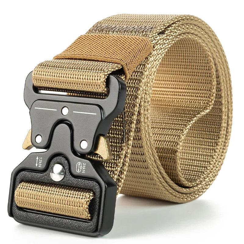 Ceinture Militaire en Toile - Kaki