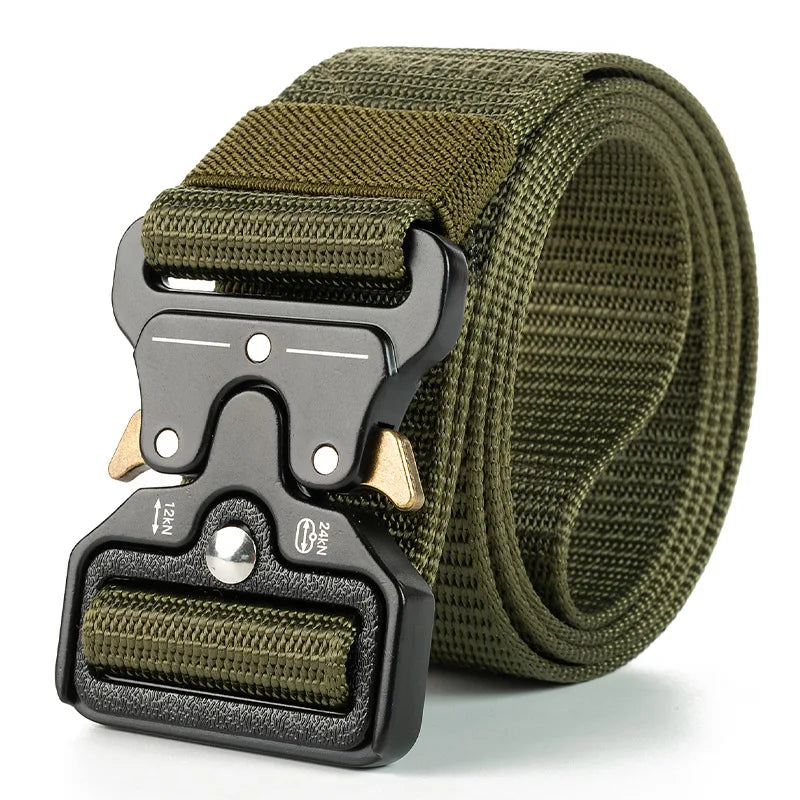 Ceinture Militaire en Toile - vert