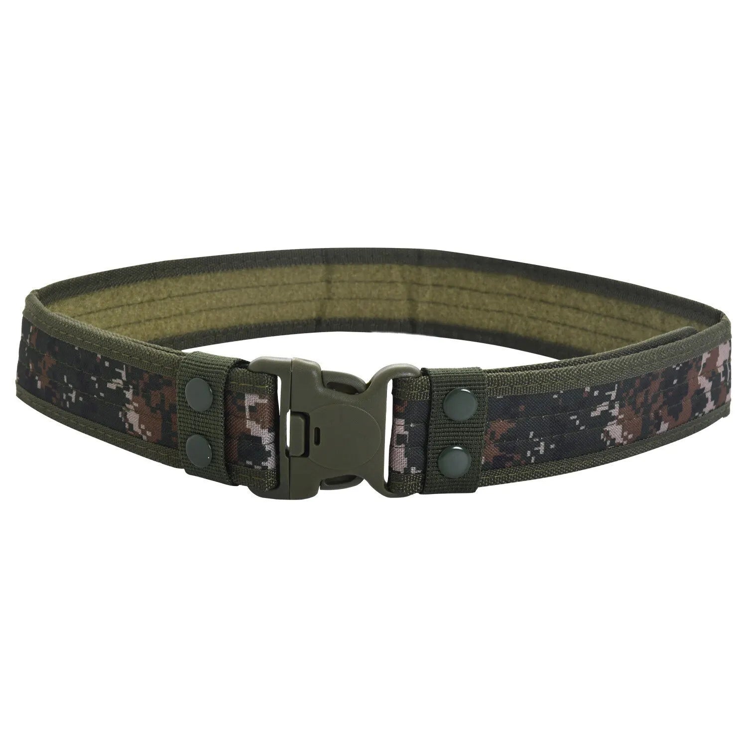 Ceinture Tactique Militaire - Vert camouflage / 130cm