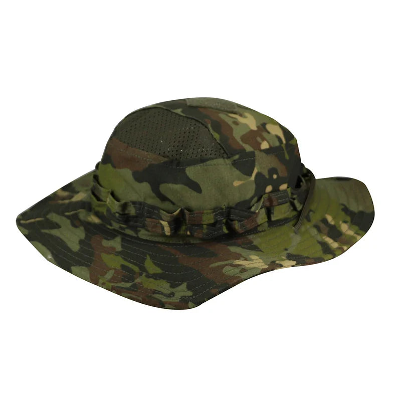 Chapeau De Brousse Militaire - Vert capo / 60