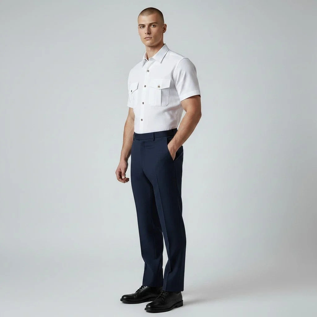 Chemise Blanche Uniforme Militaire
