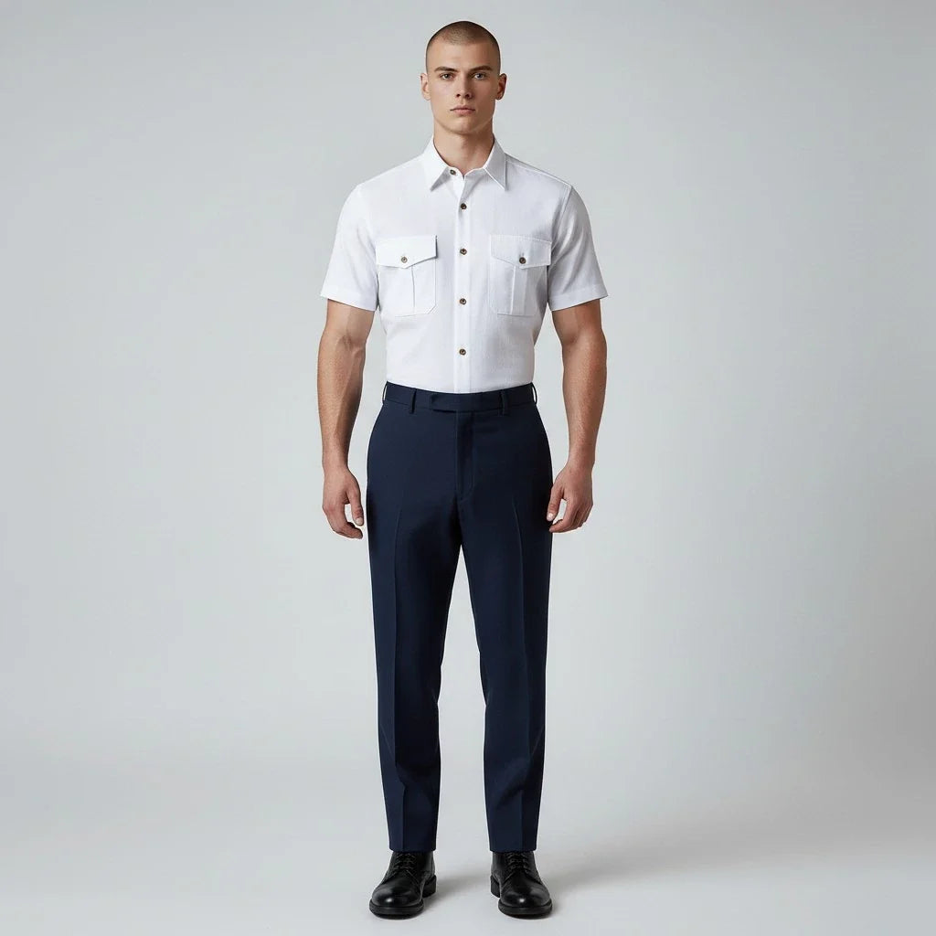 Chemise Blanche Uniforme Militaire