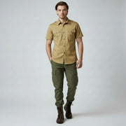 Chemise Kaki Militaire Homme