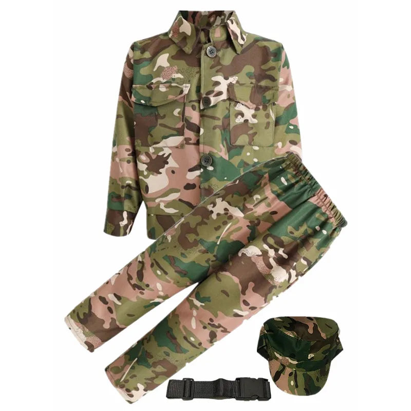 Costume Militaire Enfant - Camouflage / 3 ans