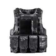 Déguisement de Gilet par Balle Militaire pour Enfants - Noir serpent / Taille unique