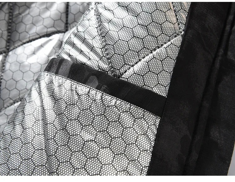 Doudoune Camouflage Noir