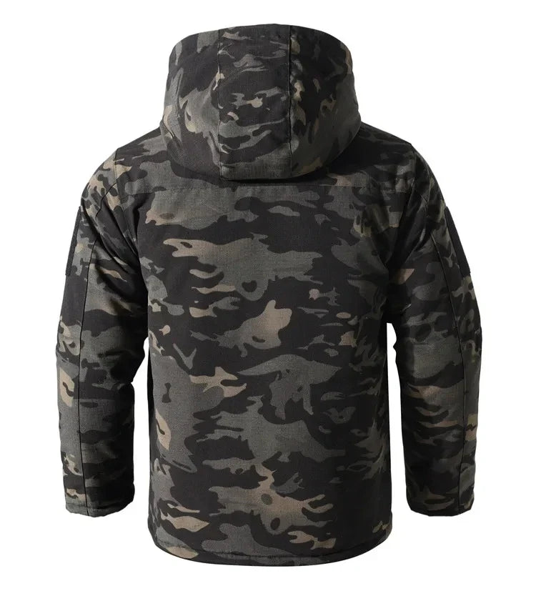 Doudoune Camouflage Noir