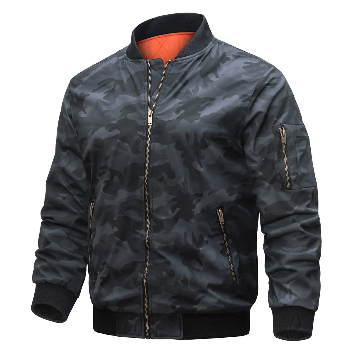 Doudoune Militaire Camouflage - Noir camouflage / L