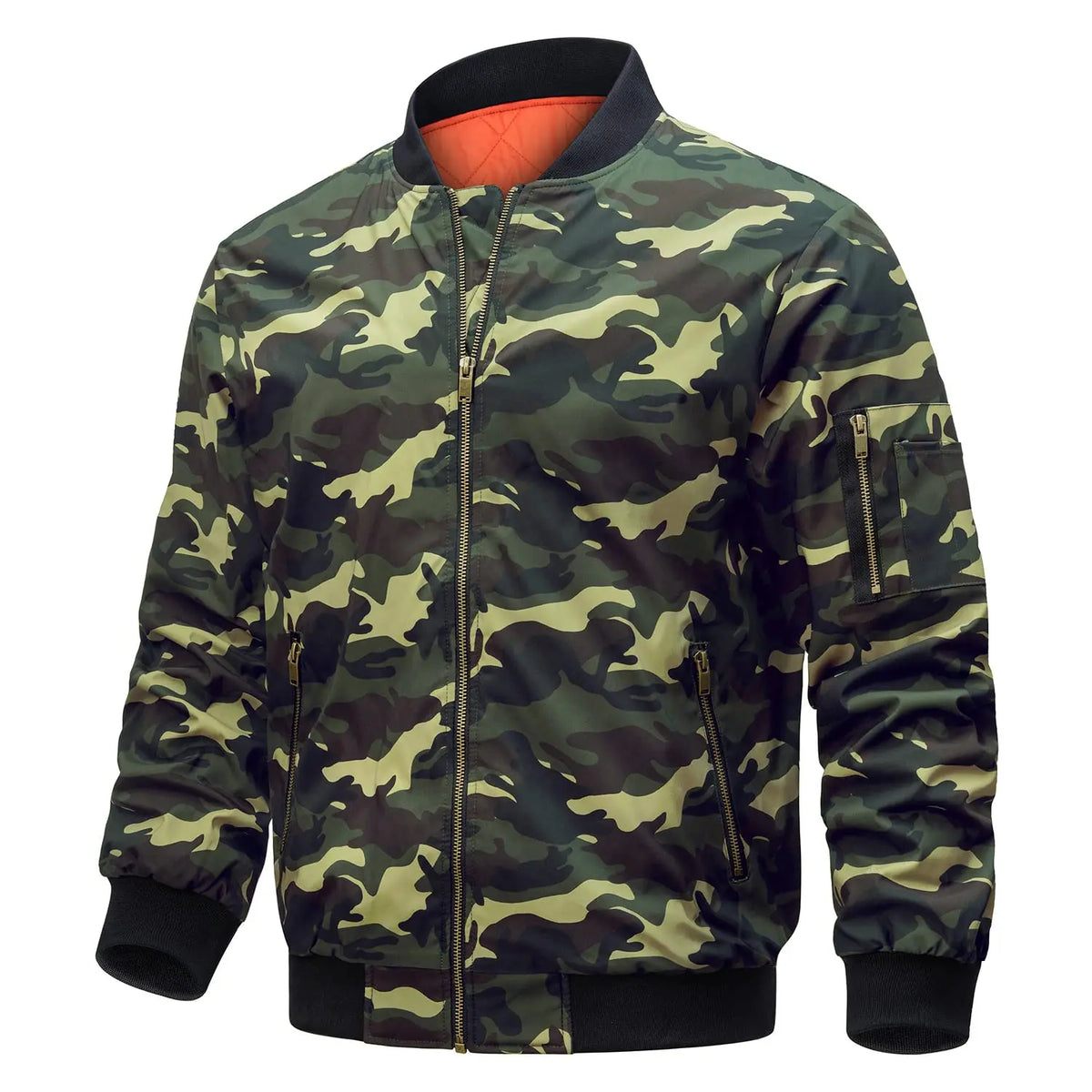 Doudoune Militaire Camouflage - Vert camouflage / L