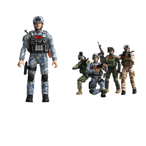 Figurine Militaire Jouet - Soldat bleu