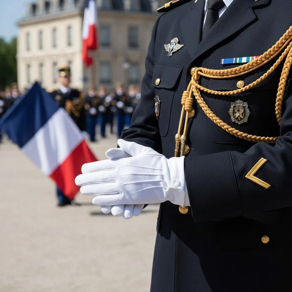 Gant Blanc Cérémonie Militaire - Blanche