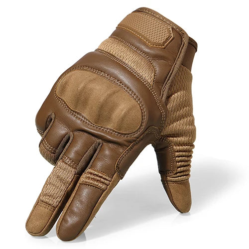 Gant Militaire Cuir - Marron / S
