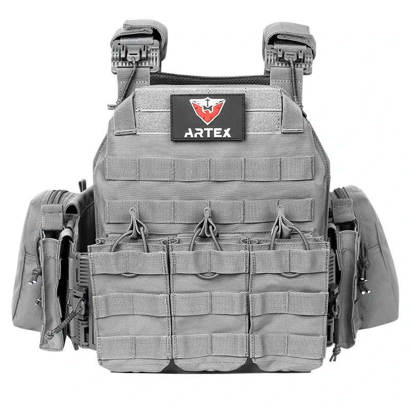 Gilet tactique gris - Gris