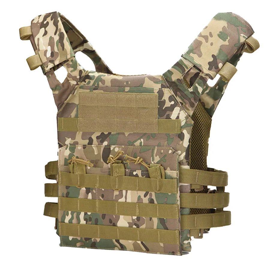 Gilet Tactique Militaire Airsoft - Camouflage