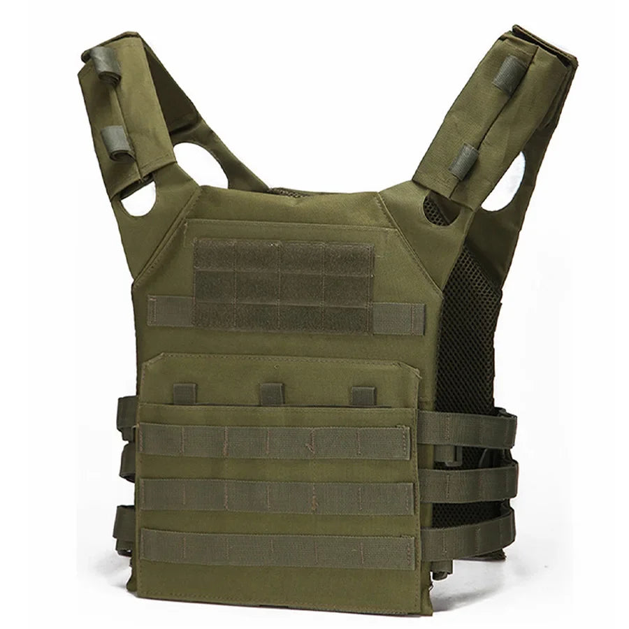 Gilet Tactique Militaire Airsoft - Vert