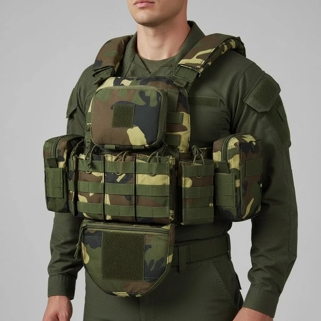 Gilet Tactique Multicam
